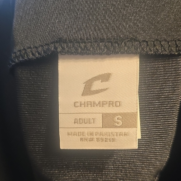 Champro | Adult | Black | Athletic | Football Integrated | Size S | Like New! - Picture 4 of 4